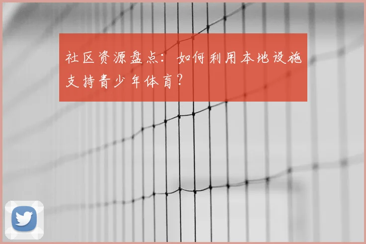 社区资源盘点：如何利用本地设施支持青少年体育？
